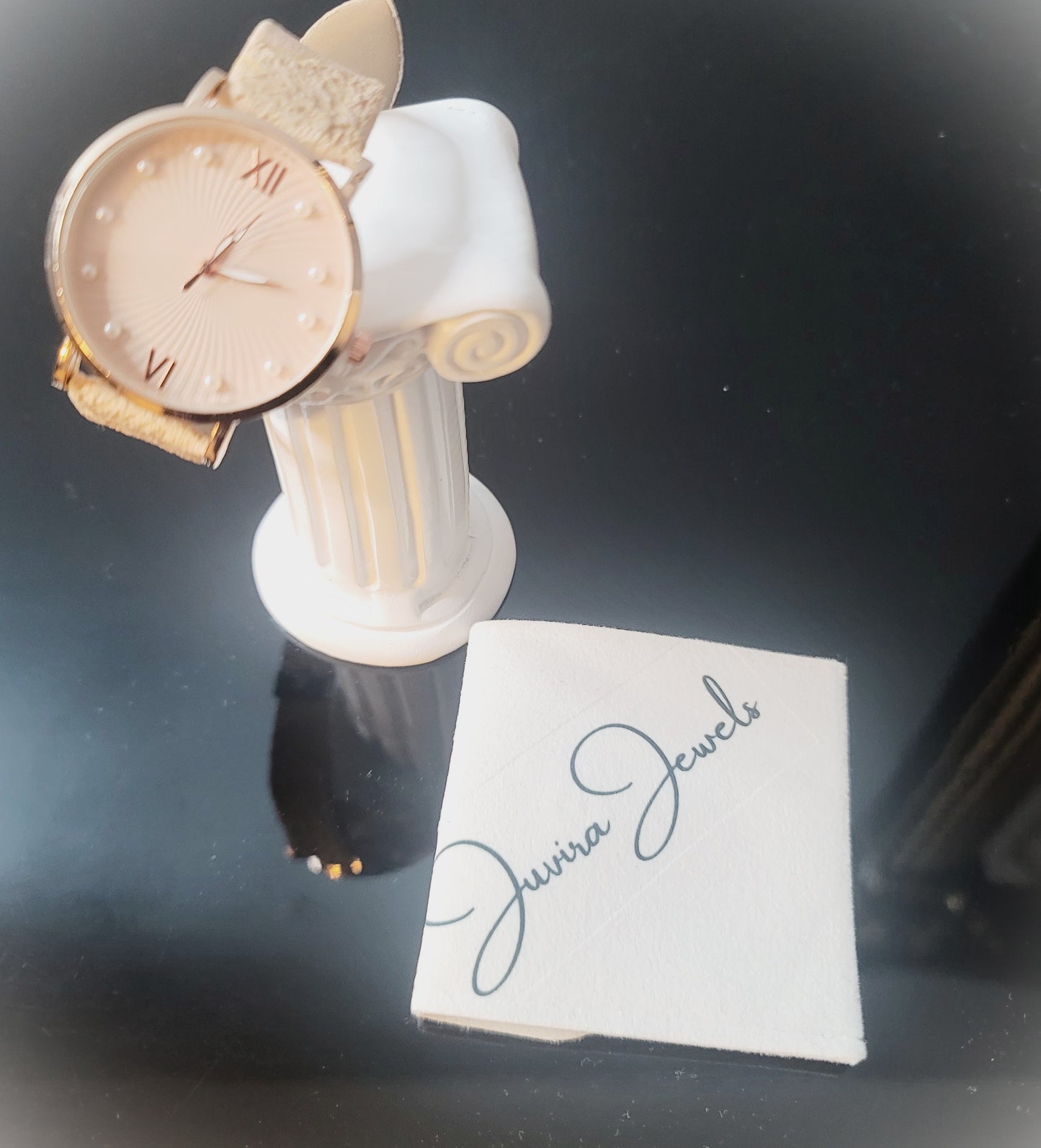 Pearl Accent Timeless Numeral Watch
