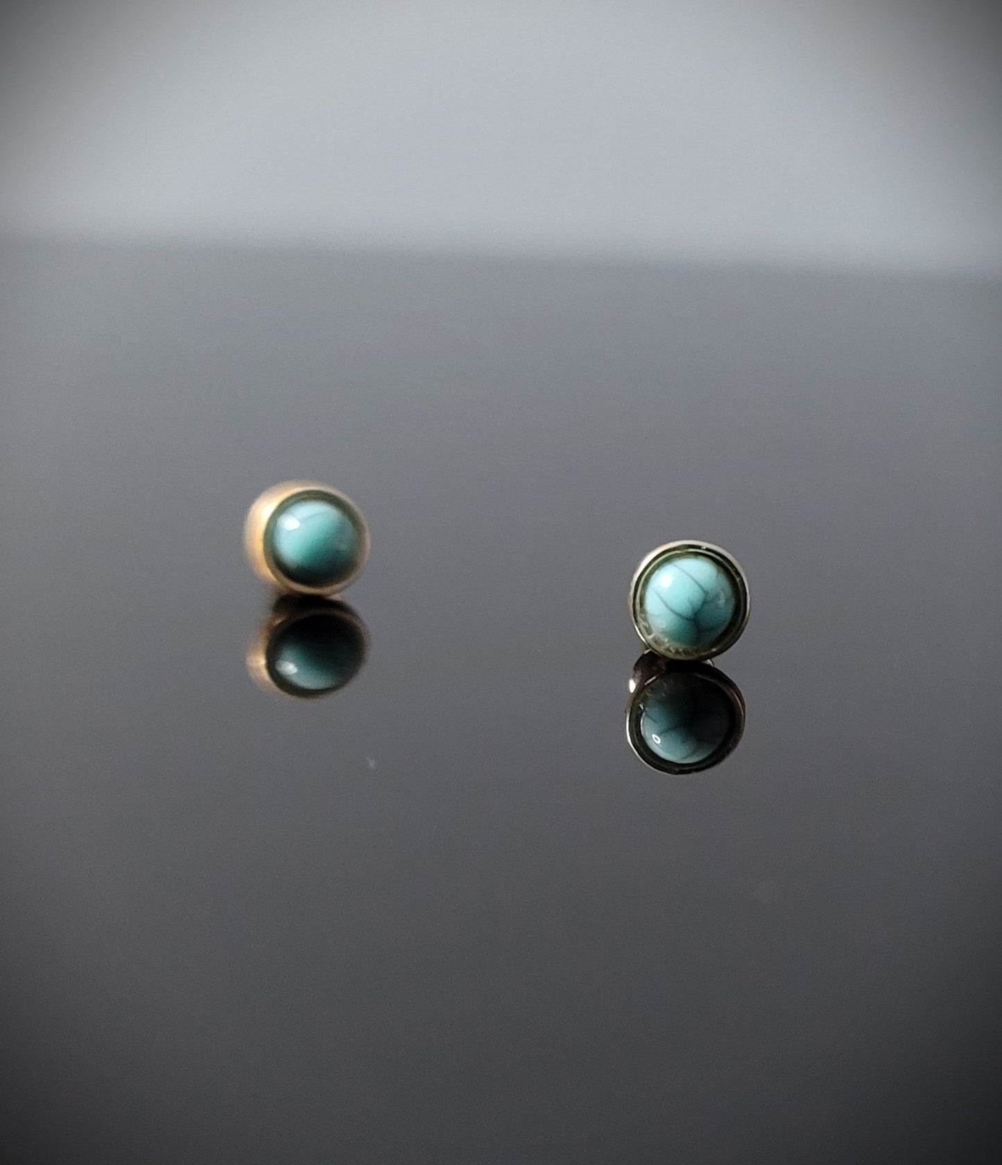 The Turquoise Gem Elegant Stud Earring