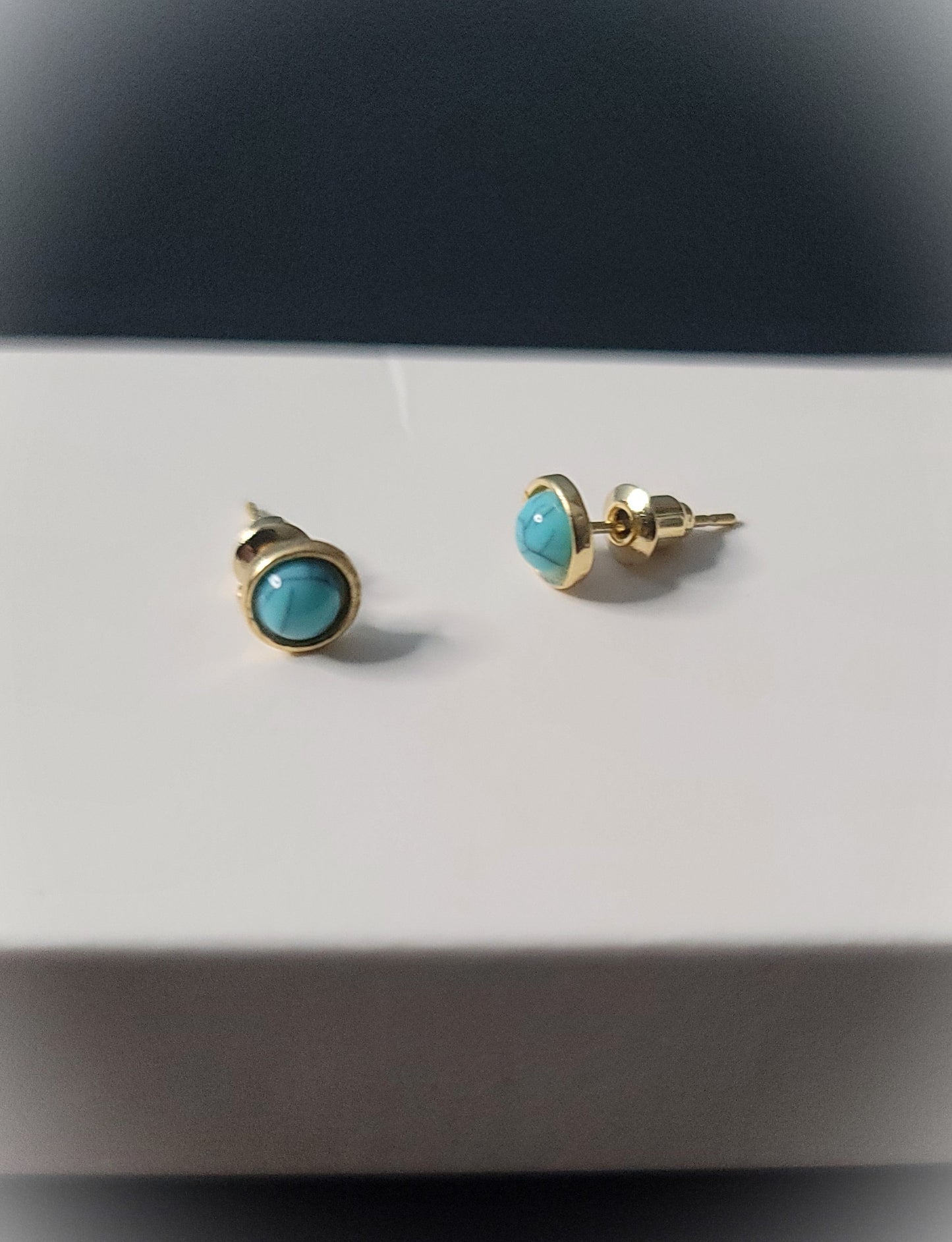 The Turquoise Gem Elegant Stud Earring