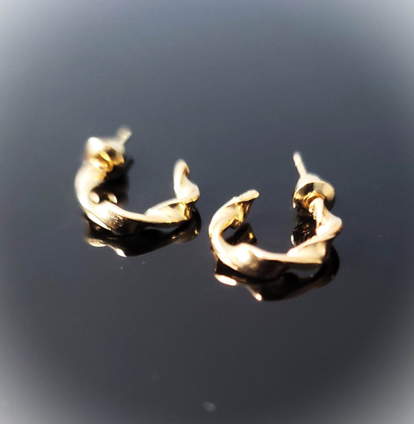 Petite Plain Hook Elegant Stub Earring
