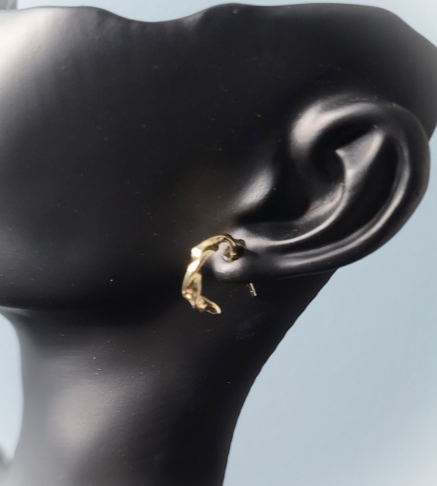 Petite Plain Hook Elegant Stub Earring