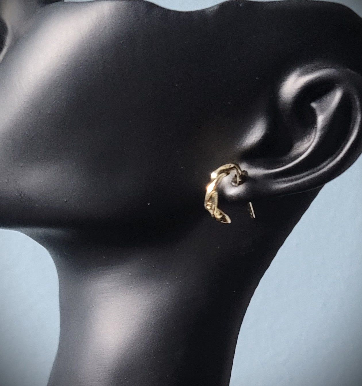 Petite Plain Hook Elegant Stub Earring