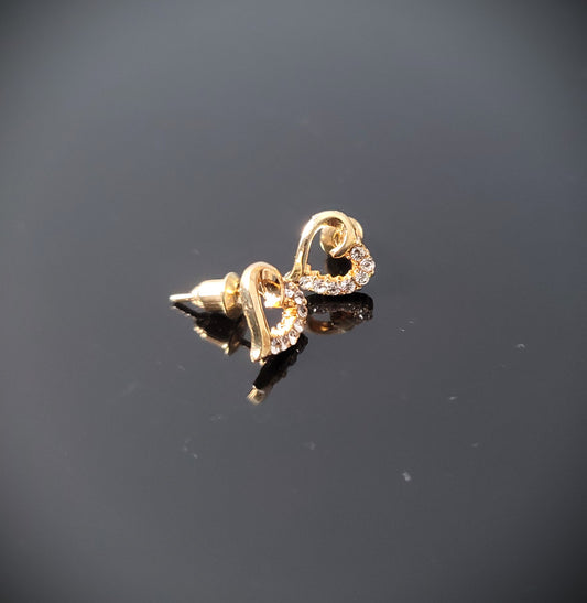 Grateful to Be Loved Elegant Stud Earrings