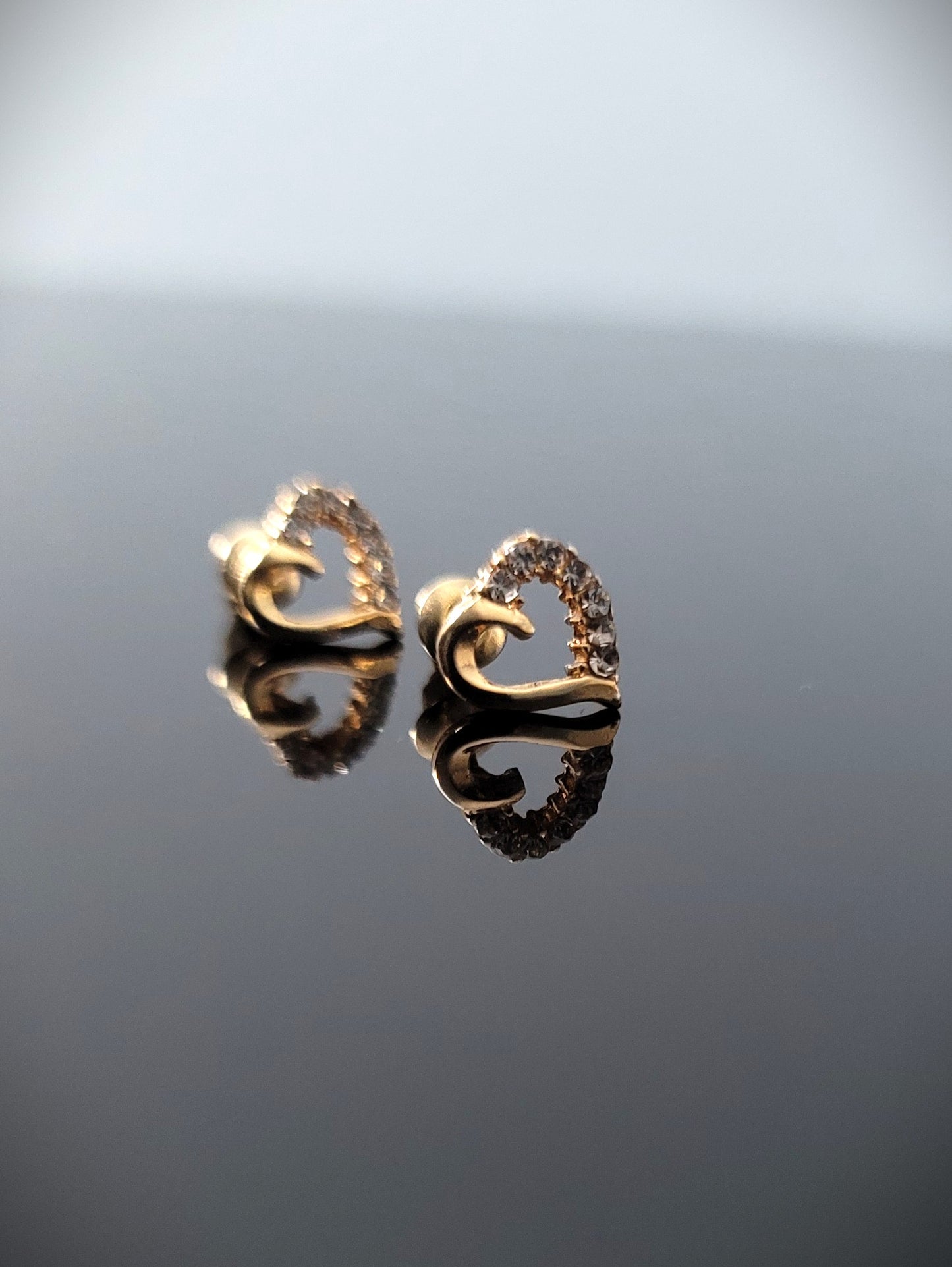 Grateful to Be Loved Elegant Stud Earrings