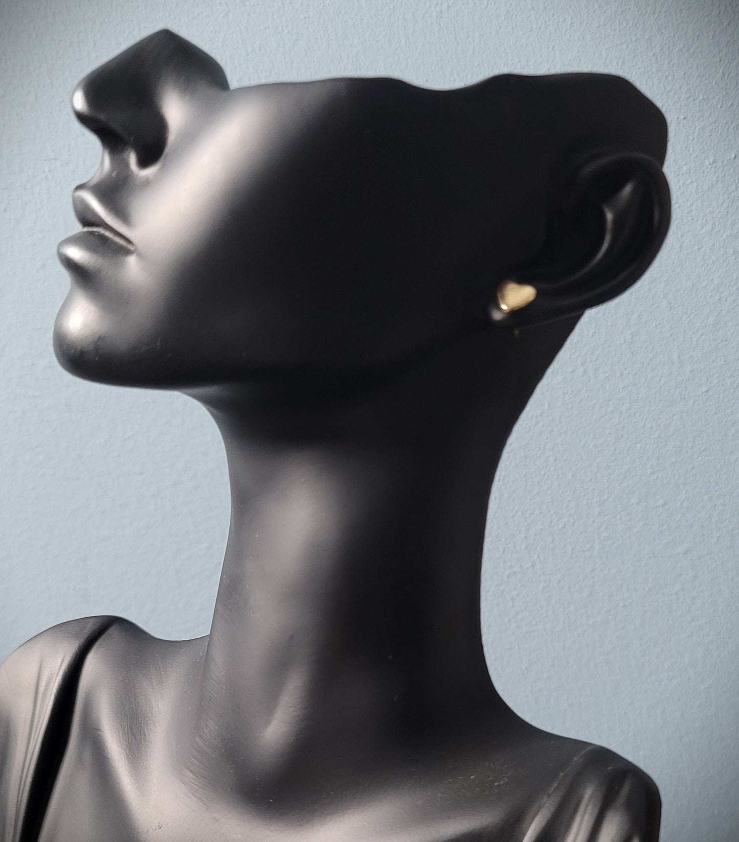 Hearts of Solid Stud Earrings