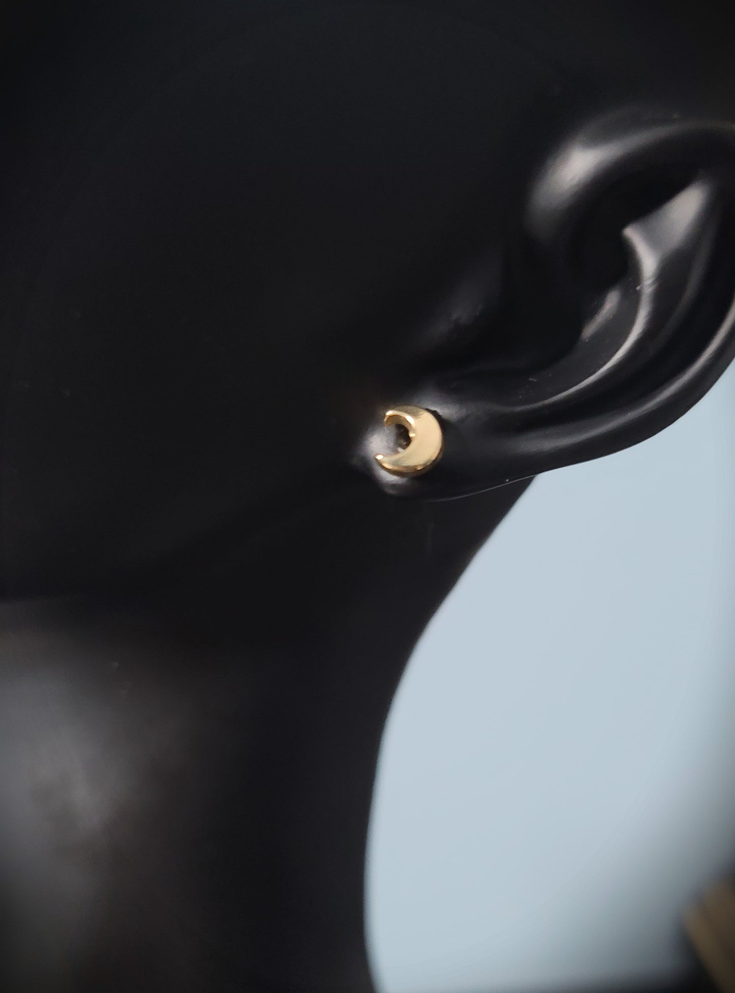 Half of A Moon Elegant Stud Earrings
