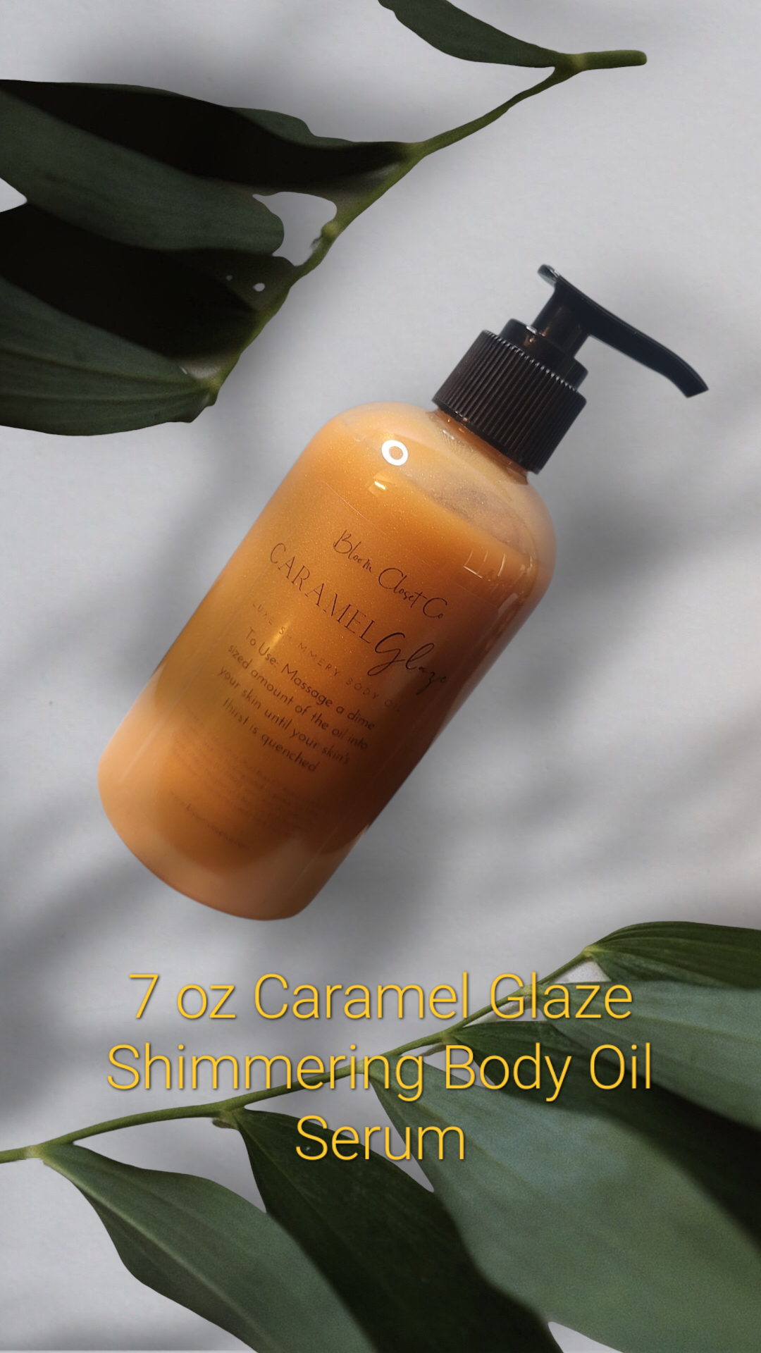Caramel Glaze Shimmery Body Oil Serum