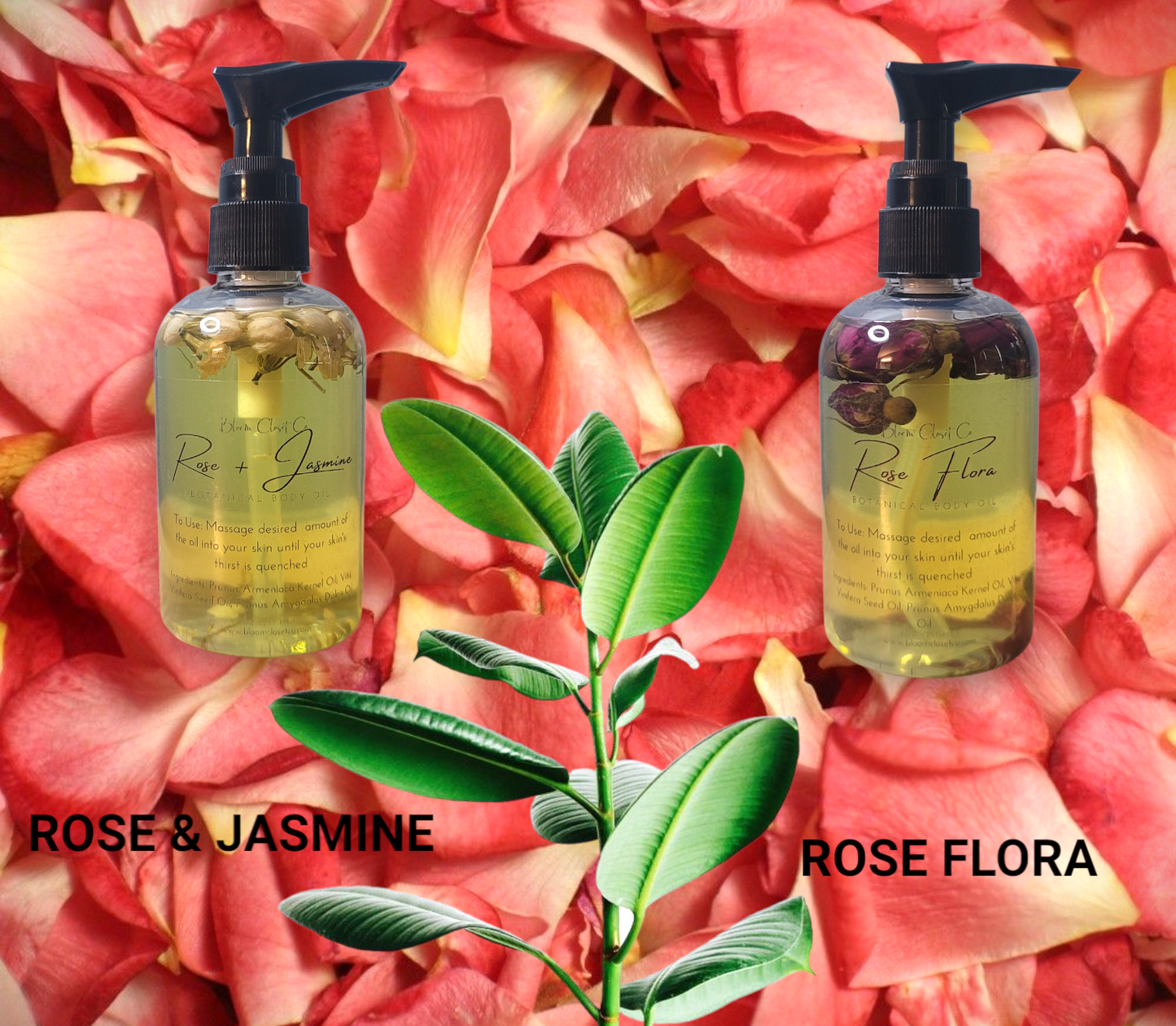 4oz Mini Hydrating Botanical Body Oil - 2 Scents