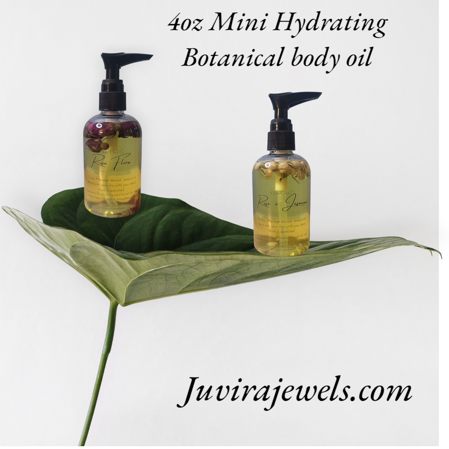 4oz Mini Hydrating Botanical Body Oil - 2 Scents
